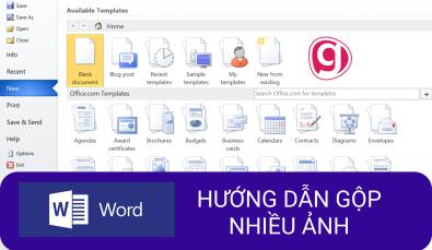 Cách group trong Word để gộp nhiều ảnh lại với nhau